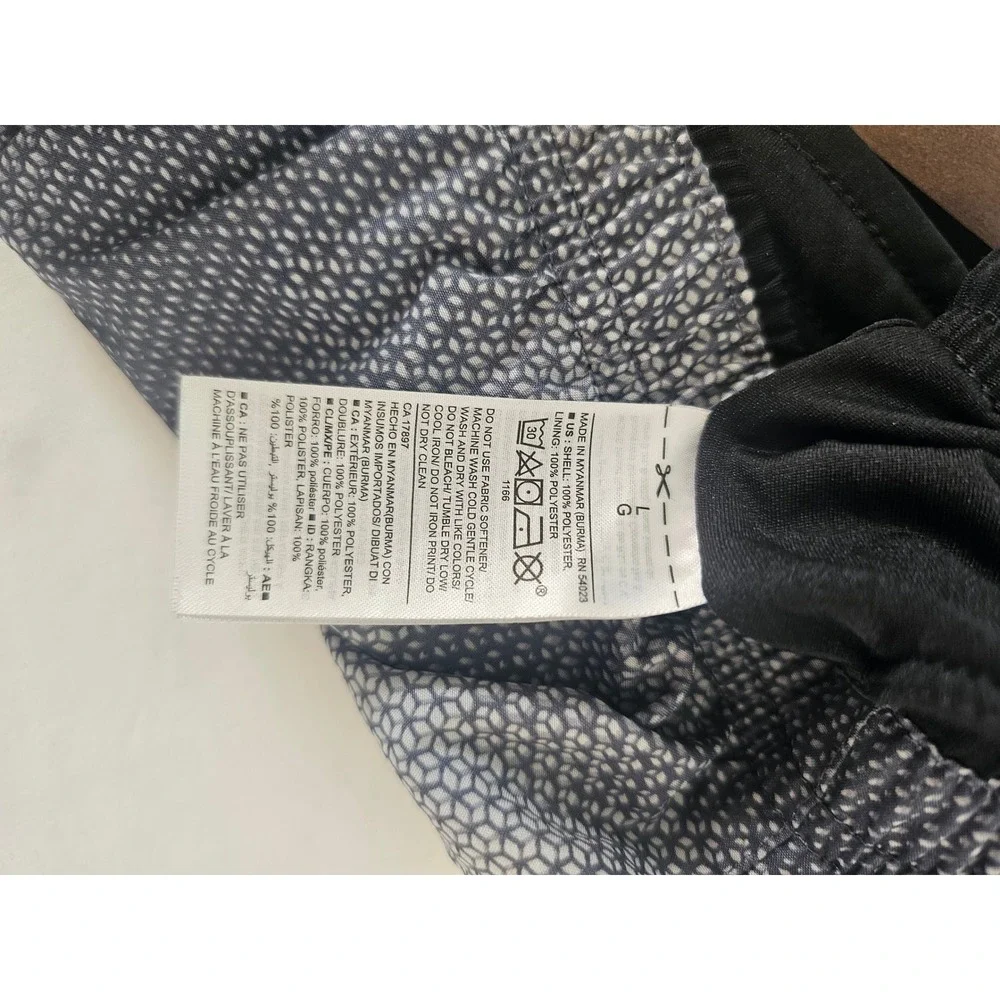 [Athletic] Old Navy Active Go-Dry Shorts Mens Large Grey Black Geometric 7in